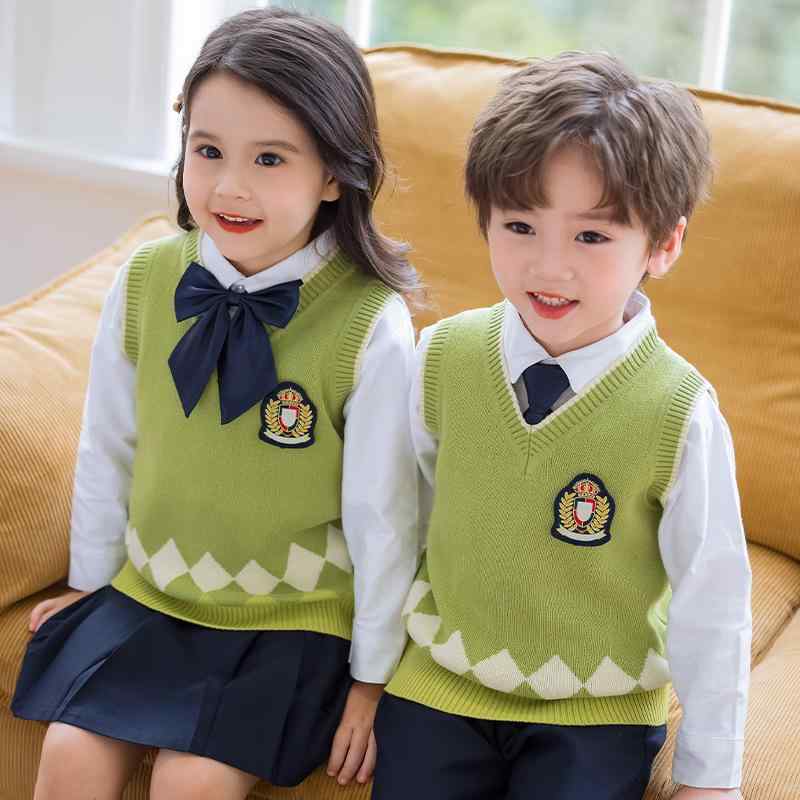 子供服 ベスト フォーマル 小学生 制服 ブリティッシュスタイル スクールユニフォーム 幼稚園 園服 ピアノ 発表会