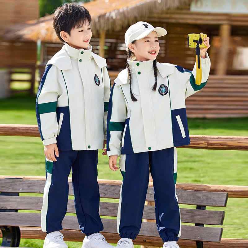 幼稚園 園服 秋冬物 防寒着 三点セット 通学着 小学生 制服 スポーツ 子供用 スクールウェア 春秋