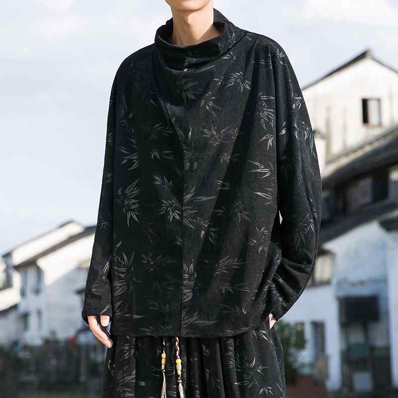 Tシャツ メンズ 男性用 秋冬 中国風 