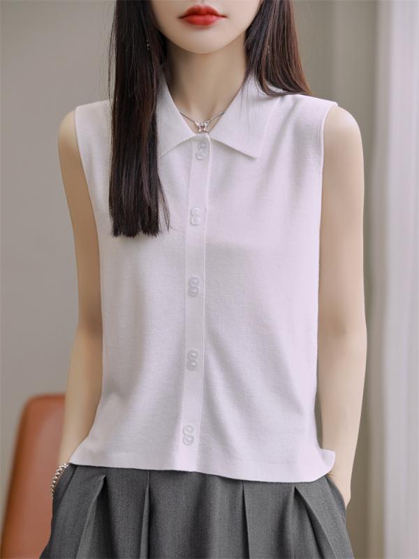 カーディガン レディース 無地 ニット トップス 通勤 レイヤード ノースリーブ インナー シンプル きれいめ 上品 オフィス カジュアル 女性用 秋冬 ウール