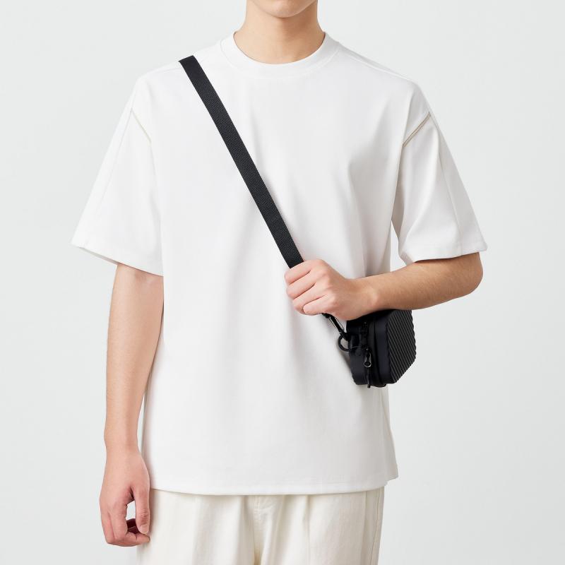 乐天商城 - メンズ Tシャツ 半袖 長袖 シャツ トップス 切り替え 男性用 普段使い
