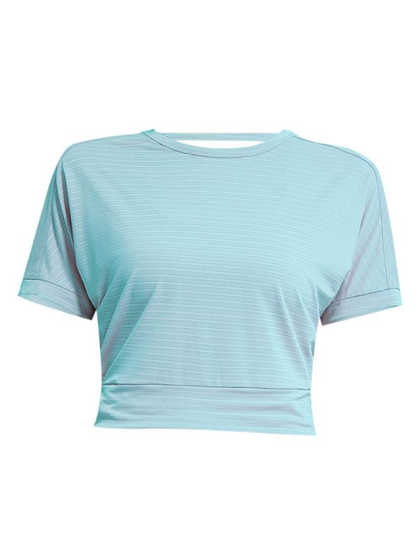 レディース スポーツTシャツ 女性用 トップス 美背デザイン 通気性抜群 宽松フィット ランニング ヨガウェア 提花柄 半袖 アウター・カテゴリ: Tシャツ・スタイル: カジュアル・主な素材: 錦纶/尼龙83%・裏地素材: 氨纶17%・カラー展開: ブラック、木糖醇色、粉紫、藕粉色、ホワイト・サイズ展開: S、M、L、XL・袖丈: 短袖・着丈: 及腹・フィット感: 宽松・着用方法: 套头