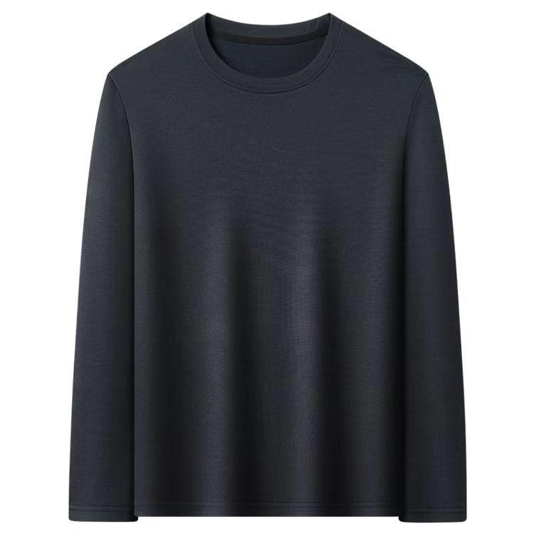 Tシャツ メンズ 男性用 長袖 ファッション 無地 ハーフハイネック ウール混紡 アンダーシャツ トップス 秋冬