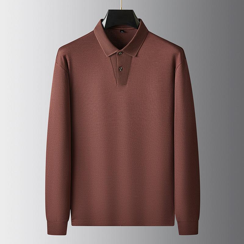 Tシャツ 男性用 大きいサイズ ビッグシルエット ビジネス カジュアル 長袖 トップス 秋冬