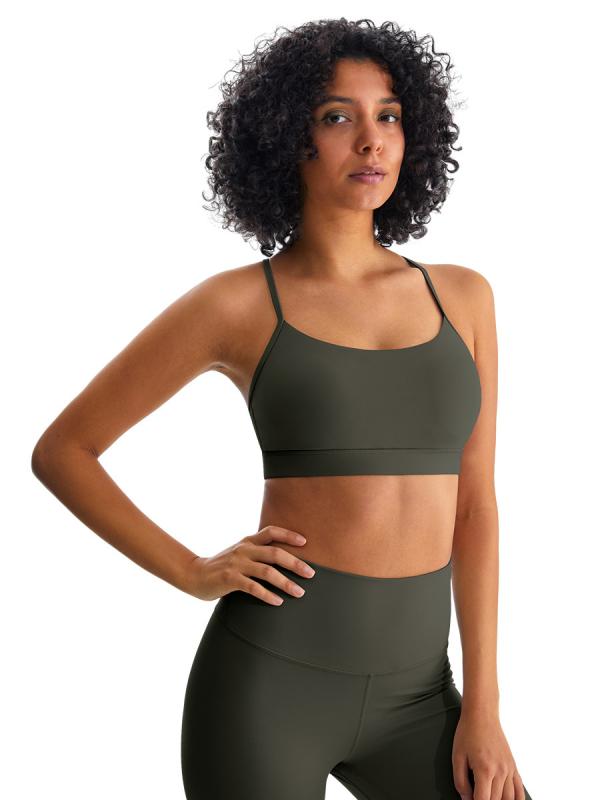 Wear - ヨガウェア レディース スポーツブラ カップ付き ランニング 揺れない スポブラ ズレにくい ストレッチ性 吸汗速乾 ノンワイヤー フィットネス トレーニング インナー