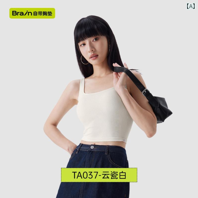 ブラトップ レディース 夏 カップ付き キャミソール インナー スポーツブラ 運動 部屋着 肌着 トップス