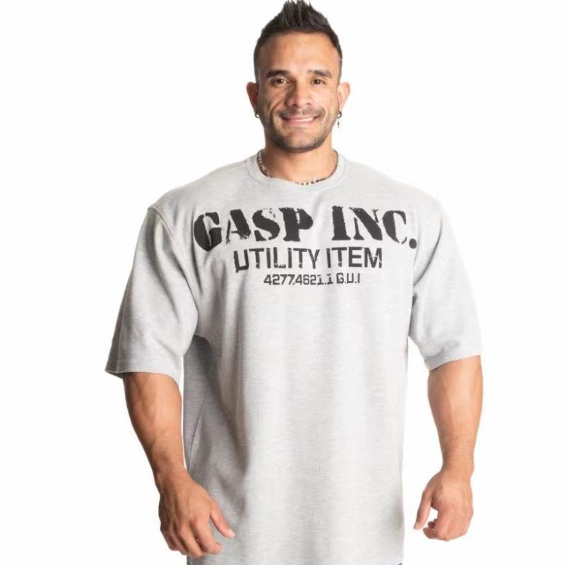 Tシャツ 男性用 秋冬 加厚 保温 トレーニング ウェア スポーツ ランニング ゆったり 通気性 大码