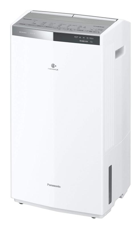 【中古】パナソニック 衣類乾燥除湿機 ナノイーX搭載 ハイブリット方式 ~43畳 プラチナシルバー F-YHUX200-S