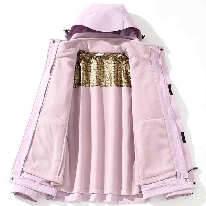 マウンテンパーカー 男性用 秋冬 三防 透湿 登山服 ストームジャケット 撥水 防風 アウター グラフェンインナー付き アウトドアウェア