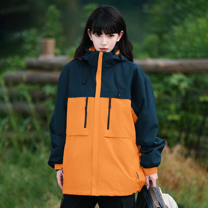 マウンテンパーカー 男女兼用 防水 防風 ジャケット アウトドア 登山用 多機能 3WAY