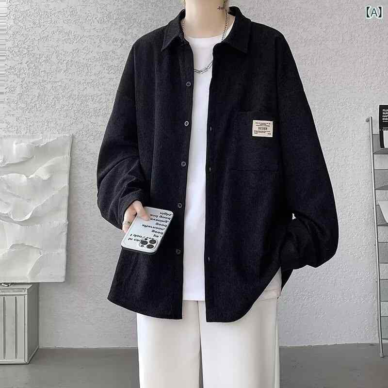 シャツ メンズ 男性用 トップス 春夏 ゆったり 小柄 デザイン カジュアル かわいい おもしろい プリント・生地: 真丝・素材機能: 洗濯機洗い可,防シワ,アイロン不要・生地密度: 30支・スタイル: 流行・対象年齢: 18-24歳・デザイン: カーディガン・フィット: ゆったり・襟の形: 襟付き・袖丈: 長袖・柄: 無地・厚さ: 普通・誤差範囲: 1-2cm・在庫: 有り・在庫タイプ: フルオーダー・ディテール: ステッチ・対象者: ティーン・主な生地: モダール・生地の主成分: 96%以上・シーン: デイリー・カラー: ブラック,グレー,アプリコット,コーヒー・サイズ: M,L,XL,2XL,3XL,4XL・おすすめシーズン: 春,秋・加工: 防シワ・オリジナルデザイン: はい・対象年齢: 大人・性別: 男性・カテゴリー: シャツ