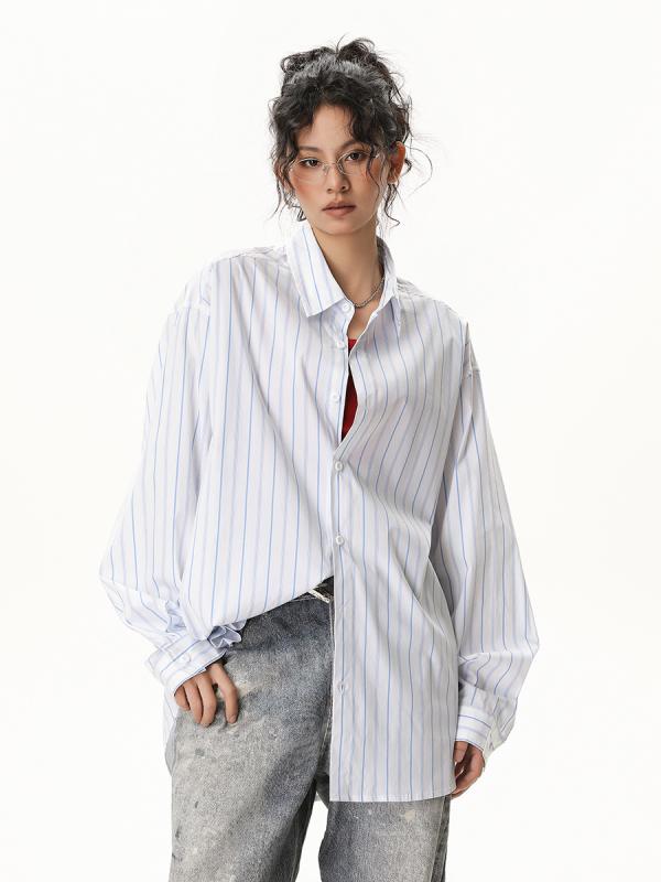 シャツ メンズ 男性用 長袖 高級感 美式 复古 純綿 襯衣 春季 アウター