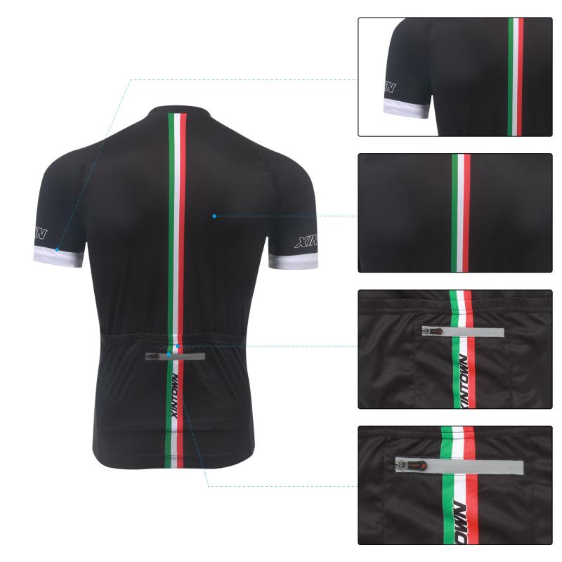 サイクルウェア 男性用 半袖 上下セット 接触冷感 サイクルジャージ サイクリングパンツ 自転車 伸縮性 通気性