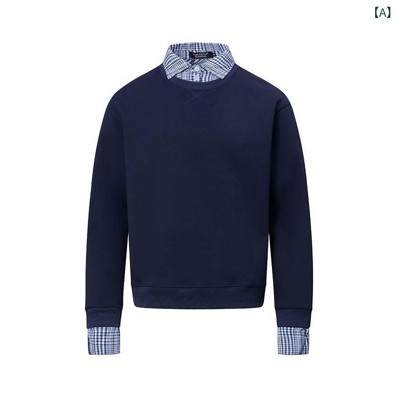 ポロシャツ 男性用 レトロ 格子柄 切り替え 高見え ストリート カジュアル ゆったり 普段使い トップス