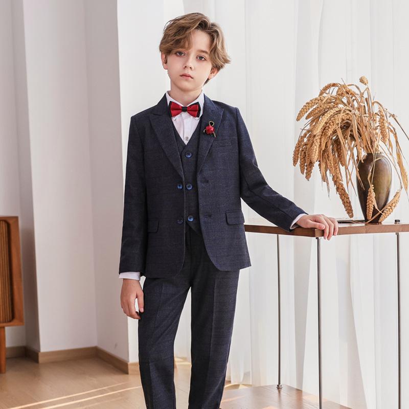 子供用 フォーマルスーツ 男の子 発表会 結婚式 花婿 誕生日 七五三 ピアノ 演奏会 イベント 舞台 衣装 男児 キッズ ジュニア 上下セット