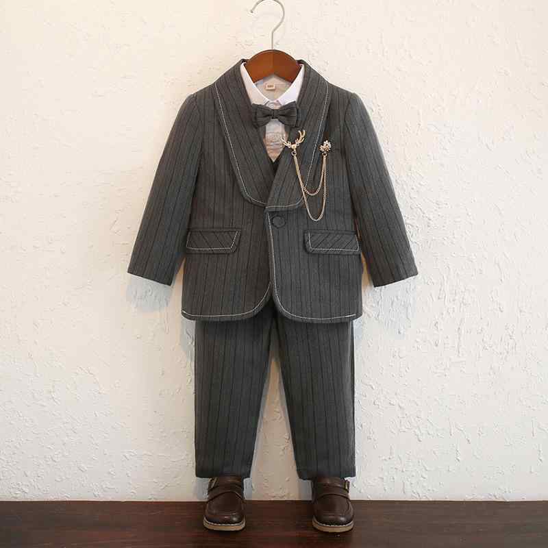 乐天商城 - 子供用 フォーマルスーツ 男の子 キッズ 花婿 礼服 ピアノ 発表会 結婚式 服装 秋冬