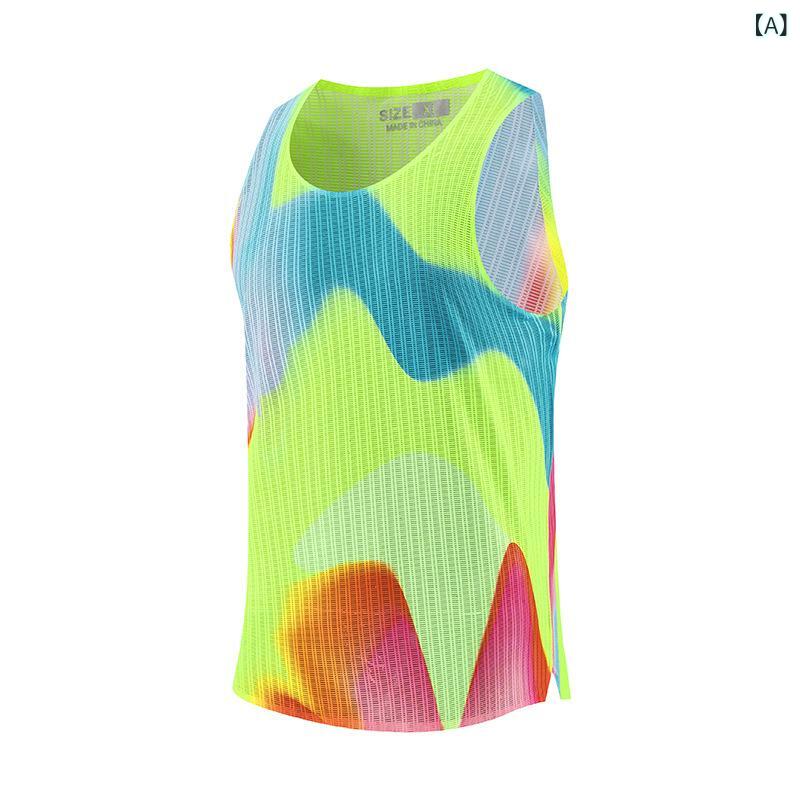 ランニング タンクトップ 男性用 女性用 スポーツ ウェア トレーニング トップス ...