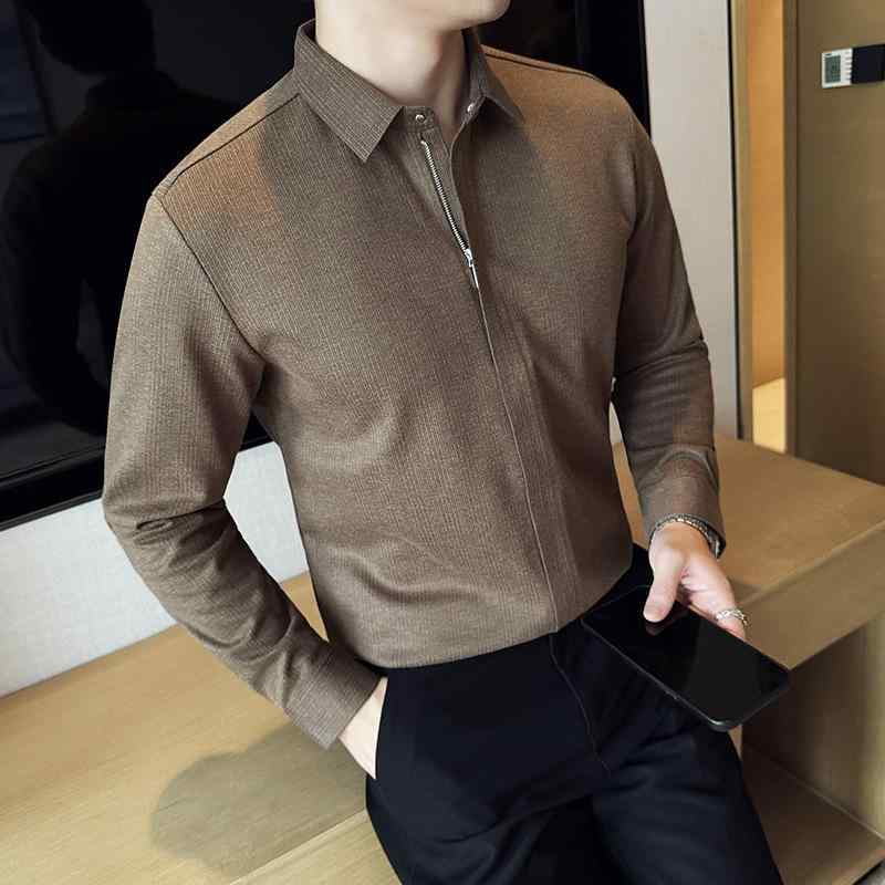 乐天商城 - シャツ メンズ 男性用 秋冬 ネルシャツ 長袖 カジュアル 修身 厚手 暖かい 起毛 襟付き トップス2