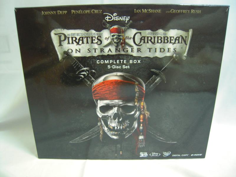【中古】パイレーツ オブ カリビアン／生命の泉 アートブック付きコンプリートBOX（5枚組／初回数量商品） Blu-ray