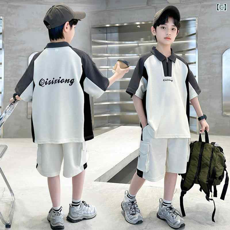 子供服 男の子 夏物 半袖 ポロシャツ トップ...の紹介画像3