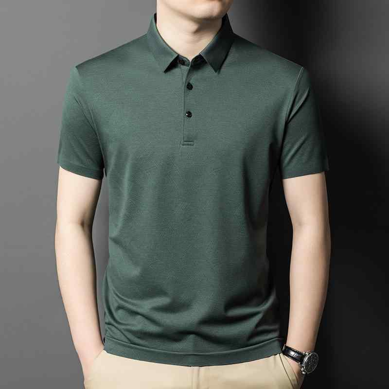 ポロシャツ 男性用 半袖 接触冷感 Tシャツ ファッション 普段使い 部屋着 トップス カットソー