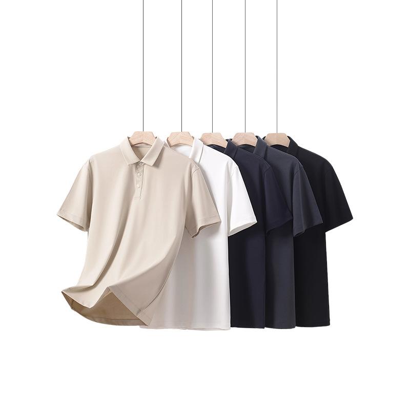 ポロシャツ メンズ 男性用 トップス 接触冷感 ファッション トレンド 軽 ビジネス カジュアル 綿 半袖 Tシャツ