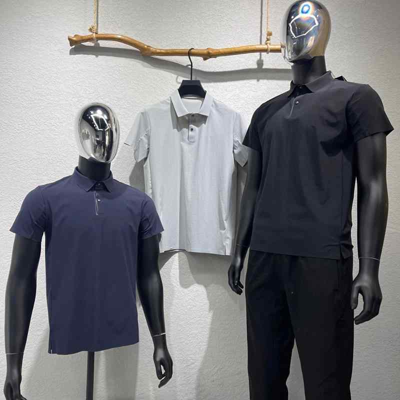 ポロシャツ メンズ 男性用 アウトドア スポーツ ウェア 夏用 トップス 接触冷感 吸湿速乾 通気性 軽量 無地 圧着加工 襟付き・スタイル: ビジネス、カジュアル・袖丈: 半袖・柄: 無地・厚さ: 薄手・カテゴリ: ポロシャツ・色: ブラック、ダークブルー、ライトグレー・サイズ: M、L、XL、2XL、3XL・主な素材: ポリエステル・素材: 化学繊維混紡
