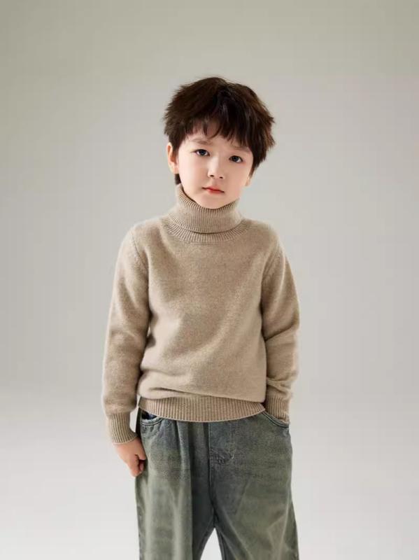 ニット キッズ 子供用 厚手 ハイネック ウール セーター ゆったり 男女兼用 防寒 ニット トップス 秋冬・性別: 中性/男女兼用・生地: 柔らかい・・対象年齢: 中小 дет(3~8歳.100~140cm)・対象シーズン: 冬.秋・糸の太さ: 普通・厚さ: 厚手・袖丈: 長袖・留め具: プルオーバー・柄: 無地・実写画像: モデルなし・在庫: 有り・要素: 可愛い・針数: 12~14針/3cm・生地名: ウール・主生地成分: ウール・レベル: B類・ネックライン: ハイネック・フード: 無し・カラー: イエロー, パープル, キャメル, ベージュ, イエローキャメル, スカイブルー, グレー, 真っ赤, ブラック, ピンク・対象身長: 100cm, 120cm, 130cm, 140cm, 150cm, 160cm, 170cm・カテゴリ: 子供用セーター