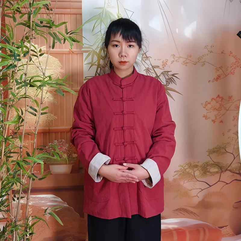 秋冬用 男女兼用 長袖 カジュアル 中式 スタイル 太極拳 練習着 メンズ レディース 中老年 着用 盤扣 デザイン 暖かい 生地 運動 服・カテゴリ: 服・スタイル: カジュアル・主な素材: 綿90%・対象性別: 男女兼用・対象年齢層: 成人・カラー展開: ブラック、ネイビー、ワインレッド、グリーン・サイズ展開: M、L、XL、XXL、XXXL