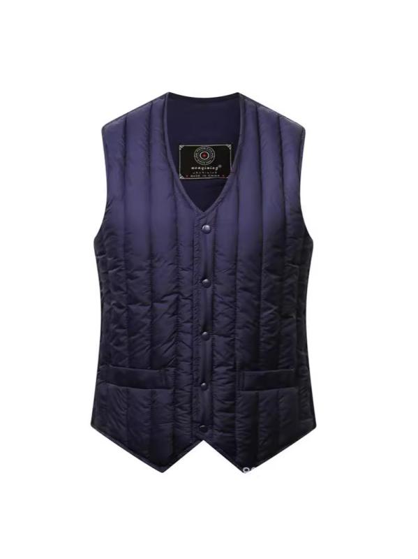 ベスト 男性用 秋冬 コットン 保温 インナー アウター 大きいサイズ チョッキ あったか
