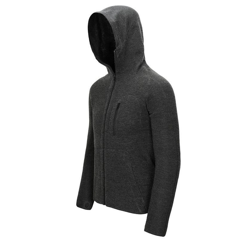 Jacket - スウェット パーカー 男性用 秋冬 アウター ミリタリー 保温 羊毛 ジャンパー 羽織り
