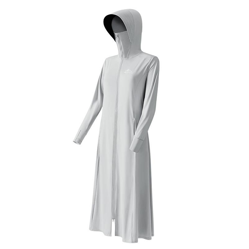 アウター 男性用 春夏 UVカット 接触冷感 通気性 防紫外線 軽量 薄手 ロング ウィンドブレーカー アウ..