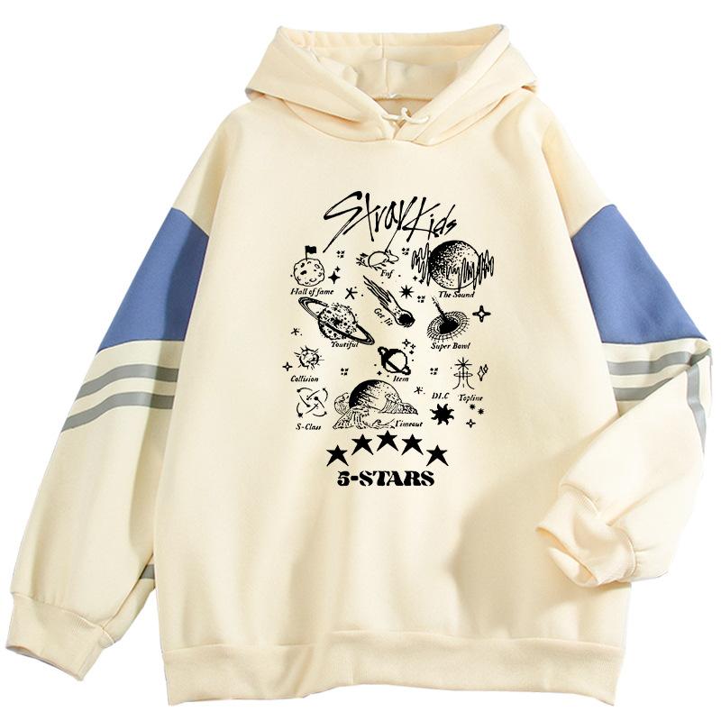 スウェット 男性用 レトロ 切り替え ゆったり プリント プルオーバー トップス