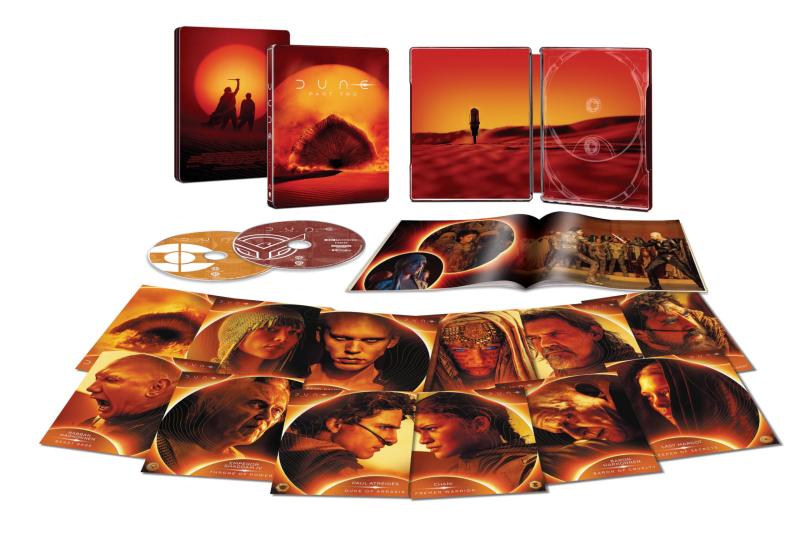 【中古】(初回生産)デューン 砂の惑星PART2(4K ULTRA HD&amp;ブルーレイセット)スチールブック仕様(2枚組/ブックレット&amp;キャラクターカード全12種セット付)[4K ULTRA HD + Blu-ray]
