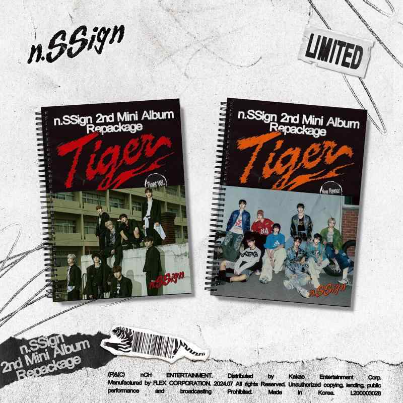 [중고]n.ssign 2nd Mini Ablum Repackage [Tiger](한국판)