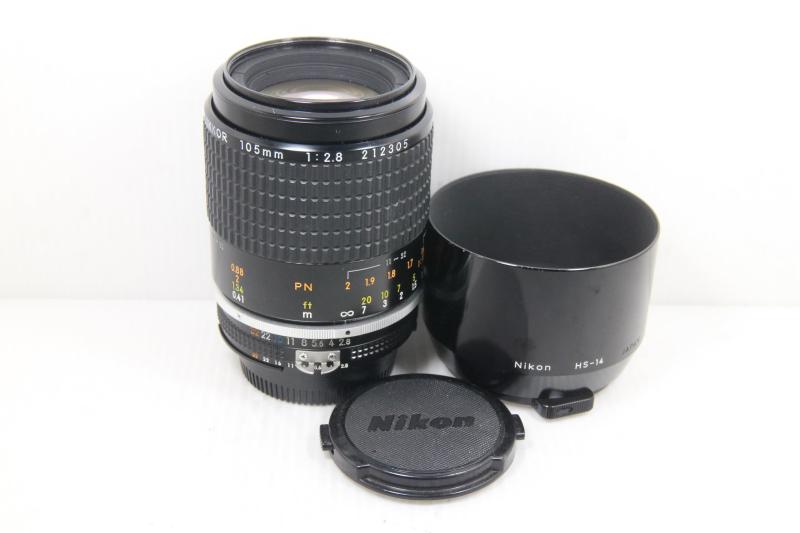 【中古】Nikon MFレンズ Ai 105mm F2.8s マクロ