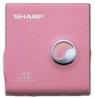 【中古】SHARP　シャープ　MD-DS30-P　ピンク　1ビットデジタルアンプ搭載　ポータ...