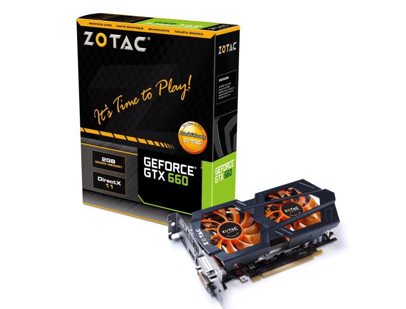 ZOTAC GeForce GTX 660 2GB GDDR5 PCI Express 3.0 HDMI DVI DisplayPort SLI Readyグラフィックスカード ZT-60901-10M。960プロセッサコア、192ビットメモリバス、エンジンクロック(ベース):993MHZ、(ブースト):1059MHZ、メモリクロック:6008MHz、PCI Express 3.0(1.1と互換性あり)。ディスプレイポート1.2 (4K対応)、HDMI 1.4a (4K対応)。 オーディオあり)、DVI-I (VGA付属アダプター付き)、DVI-D (デジタルのみ)、クアッド同時ディスプレイ対応、HDCP準拠、SLIブリッジコネクタ(2ウェイ)。NVIDIA GPUブーストテクノロジー、NVIDIAアダプティブ垂直同期テクノロジー、NVIDIA SMXシェーダーアーキテクチャ、NVIDIA PhysX、CUDAテクノロジー、NVIDIA 3Dビジョンサラウンドサポート、NVIDIA SLI対応 (2ウェイ)、ZOTACデュアルサイレンサー強化冷却。NVIDIA GeForceドライバー、Microsoft DirectX 11、OpenGL 4.2、Microsoft Windows XP/Vista/7 x86/x64。■ ご購入前に必ずご確認ください ■1. 在庫管理とご注文の確定当店は複数のオンラインモールで在庫を共有しております。在庫の変動： 更新のタイムラグにより、ご注文後に「完売」が判明する場合がございます。欠品時の対応： 万が一商品が確保できない場合は、速やかにメールでご連絡の上、ご注文をキャンセル（全額返金）させていただきます。2. 中古商品のコンディション（動作確認済み）一点ごとに状態が異なるため、お届けする現品が掲載画像と細部まで一致しない場合がございます。状態の目安： 動作に支障のない範囲での微細なキズ・汚れ・日焼け・使用感は、中古品の特性としてあらかじめご了承ください。検品方針： 外観の美しさよりも「正常な動作」を最優先に検品・清掃を行っております。3. 付属品の同梱内容「本体の動作」を優先したセット内容となっております。【同梱あり】 本体の起動・動作に不可欠な基本パーツ（電源コード等）【同梱なし】 外箱・取扱説明書・セットアップ用CD・初回限定特典【保証対象外】 封入されているダウンロードコード・シリアル番号※商品名に「特典付」等の記載がある場合でも、中古品のため欠品している場合がございます。正確な内容を確認したい場合は、必ずご購入前にお問い合わせください。4. 初期不良のサポート（到着から3日間）商品がお手元に届きましたら、なるべく早めに動作をご確認ください。連絡方法： 商品到着から3日以内に、購入履歴の「ショップへ問い合わせ」より不具合の内容をご連絡ください。対応： 在庫がある場合は「良品交換」、在庫がない一点物の場合は「返品・全額返金」にて対応させていただきます
