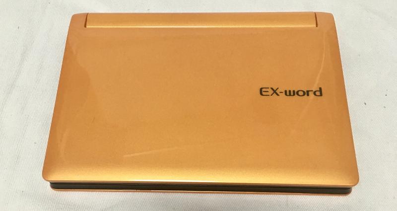 【中古】カシオ5.3型 EX-word 電子辞書 マンダリンオレンジ XD-D6100RG 110コンテンツ 2000小説 2000クラシック名曲フレーズ収録 ジャパネットモデル
