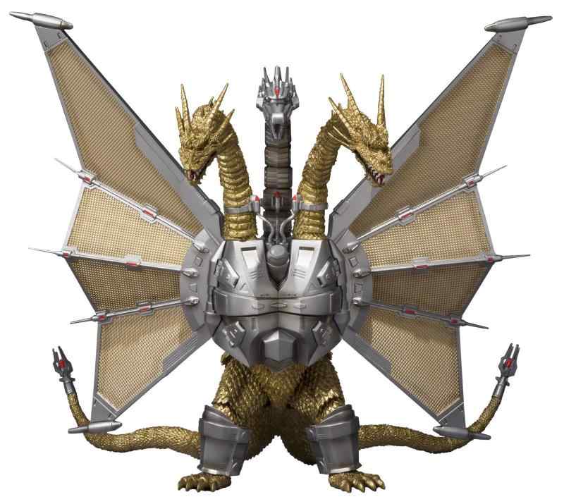 【中古】S.H.モンスターアーツ メカキングギドラ フィギュア