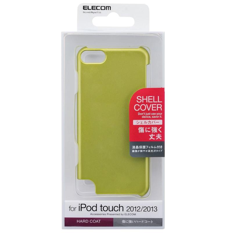 【中古】ELECOM iPod touch 2012年/2013年発売モデル シェルカバー イエロー AVA-T...