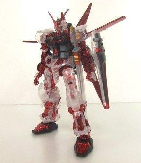 【中古】HG 1/144 MBF-P02 ガンダムアストレイ レッドフレーム (フライトユニット装備) （メッキフレーム/クリアアーマーVer.）
