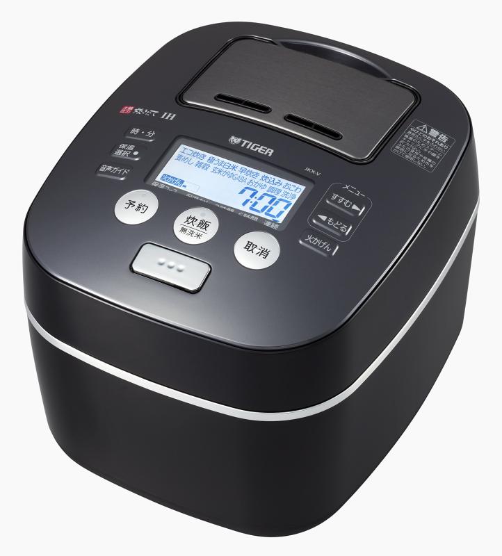 【中古】タイガー 炊飯器 5.5合 土鍋 圧力 IH アーバンブラック レシピ付 炊きたて 炊飯 ジャー JKX-V101-KU Tiger