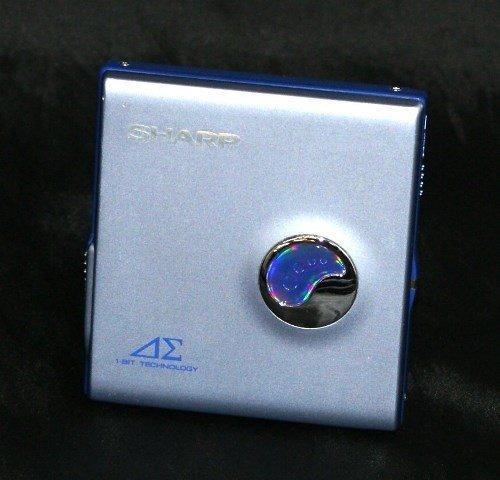 【中古】SHARP シャープ MD-DS30-A ブルー 1-BIT ポータブルMDプレイヤー MDLP対応