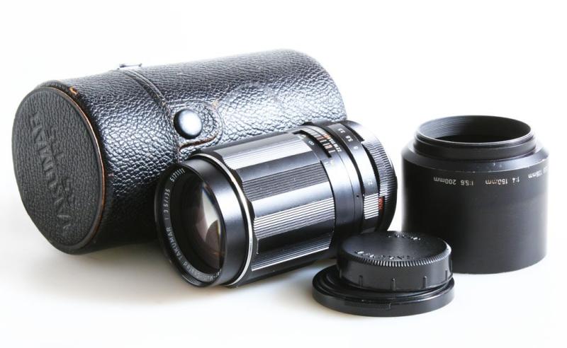 【中古】Asahi Pentax super-takumar 135 mm f / 3.5 　ペンタックスM42マウントレンズ
