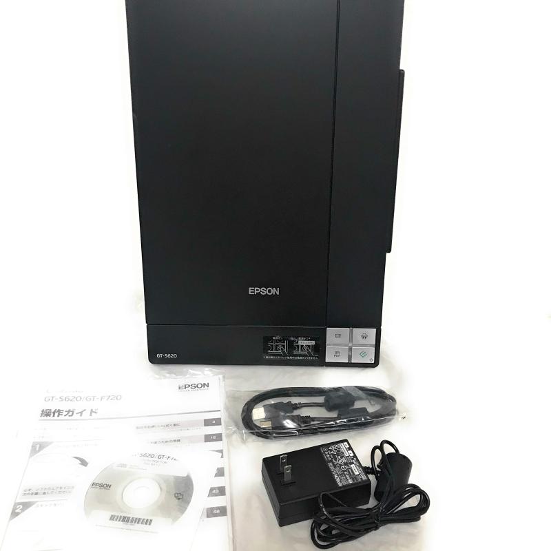 【中古】EPSON Colorio フラットベッドスキャナー GT-S620 4800dpi CCDセンサ A4対応