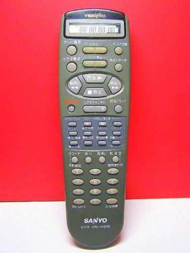 For Visual Equipments - 【中古】三洋電機 サンヨー ビデオリモコン VRC-H750B
