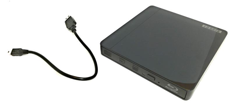【中古】I-O DATA BDXL 3D再生対応 ポータブルブルーレイドライブ ピアノブラック BRP-U6CK