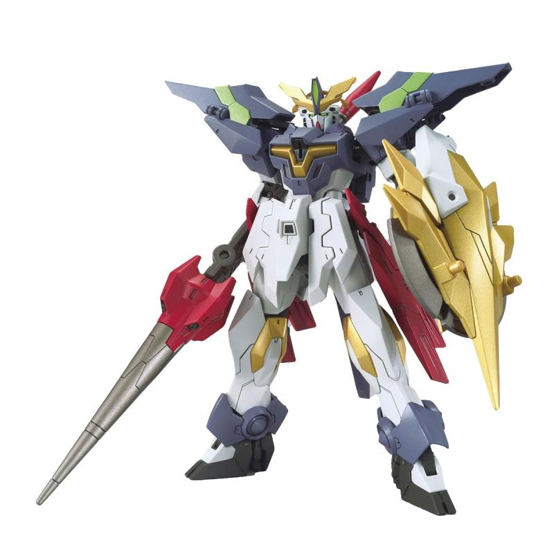 【中古】HGBD:R ガンダムビルドダイバーズRe:RISE ガンダムイージスナイト 1/144スケール 色分け済みプラモデル