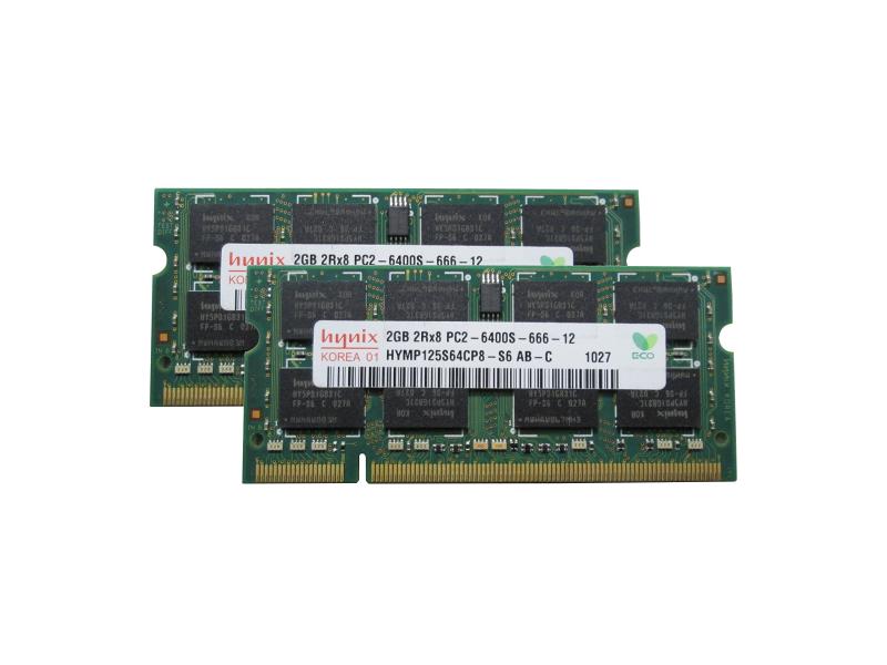 【中古】【中古・2枚セット】ノートPC用メモリ 2GB PC2-6400S-666-12